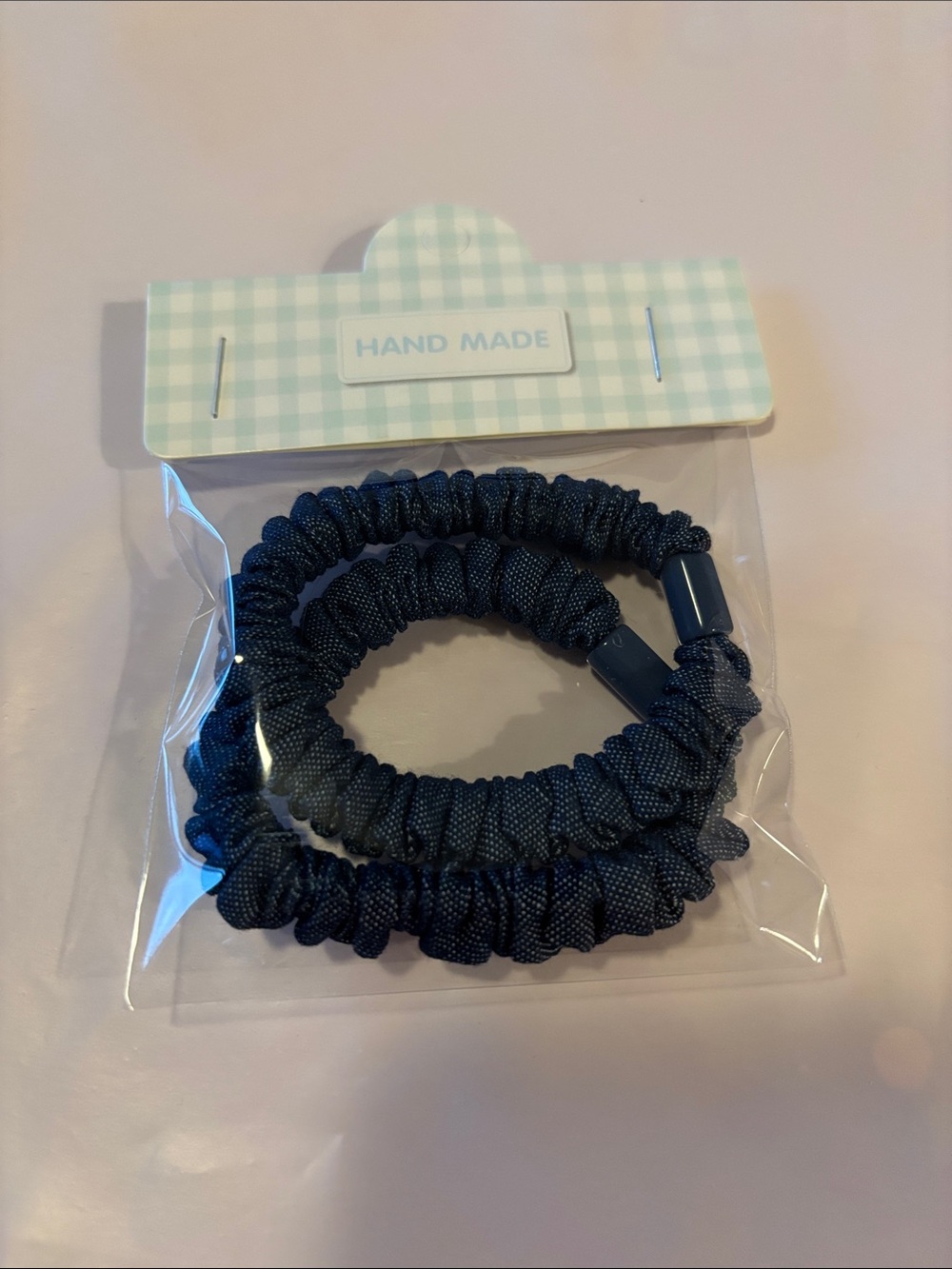 💙 Denim Scrunchie Set